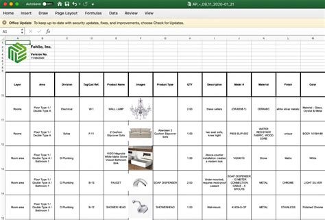 what is ff&e specification